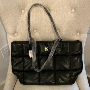 NWT Victoria’s Secret Quilted Tote Bag